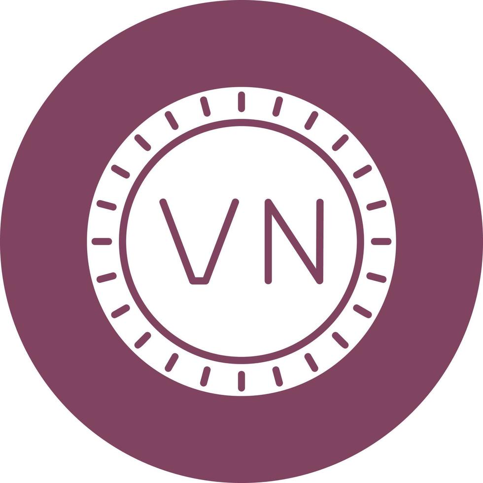 vietnam cadran code vecteur icône