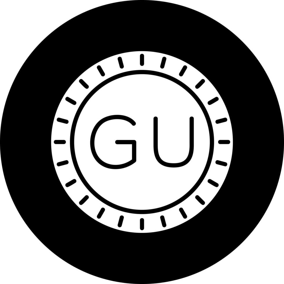 Guam cadran code vecteur icône