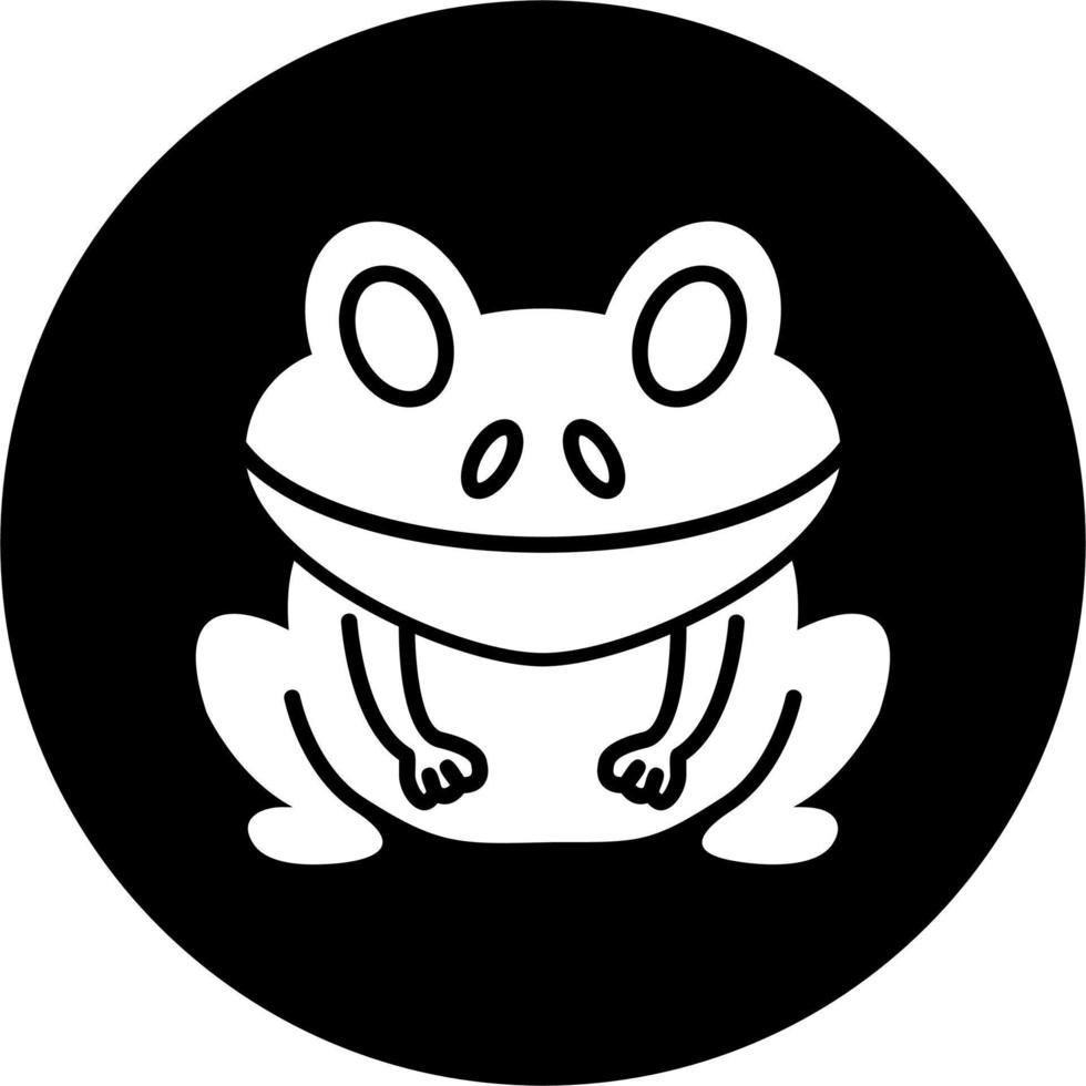 icône de vecteur de grenouille