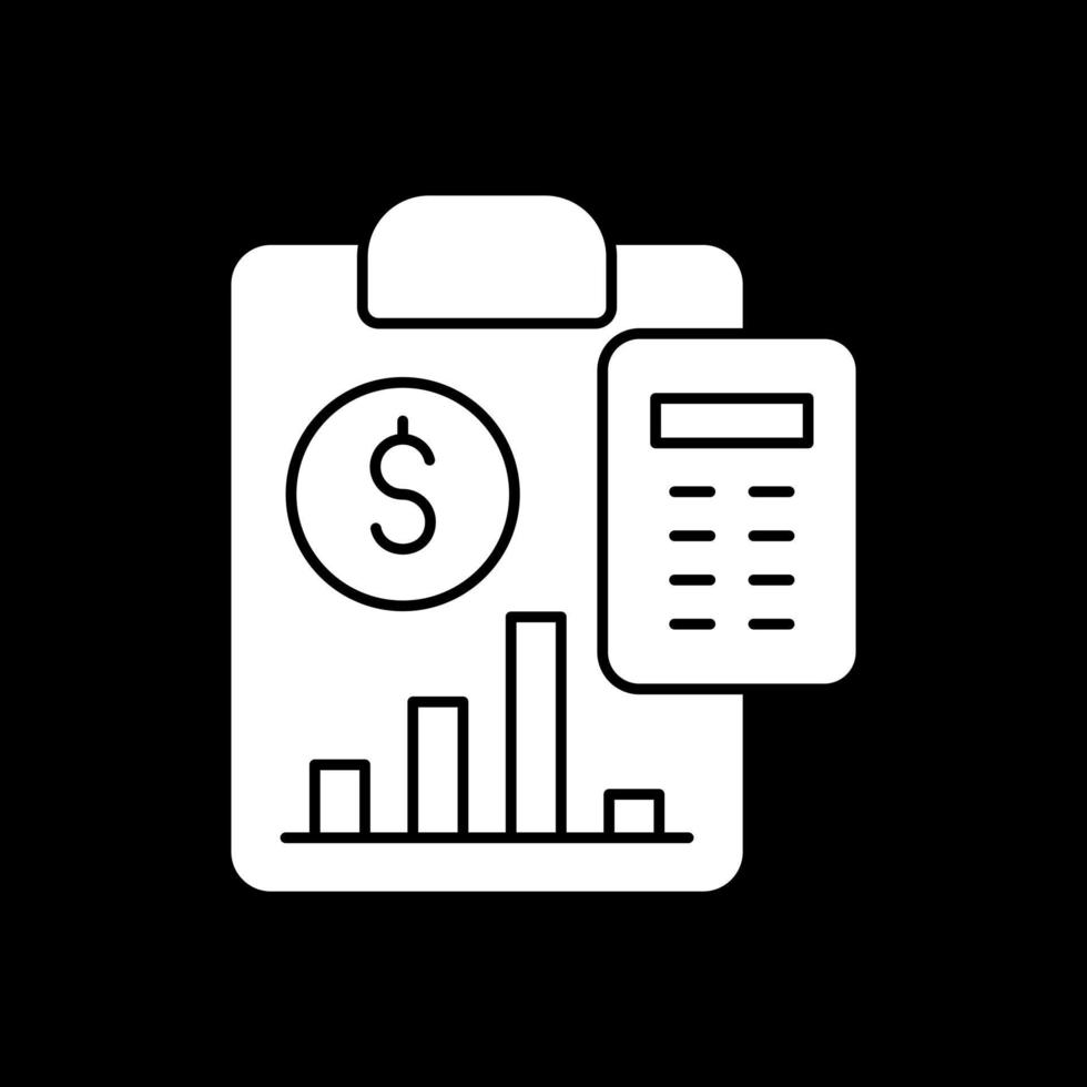 conception d'icône de vecteur de budget