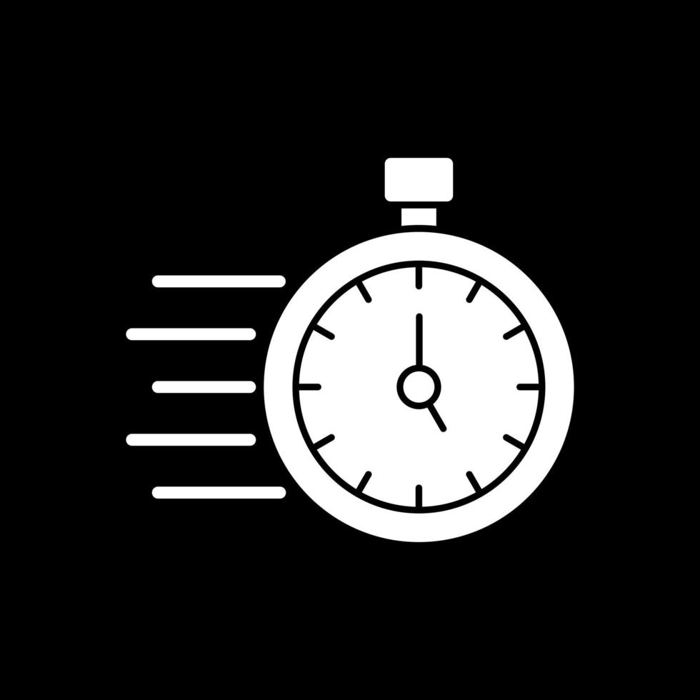 conception d'icône de vecteur de temps rapide