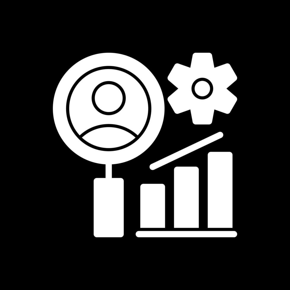 conception d'icône de vecteur d'analyse