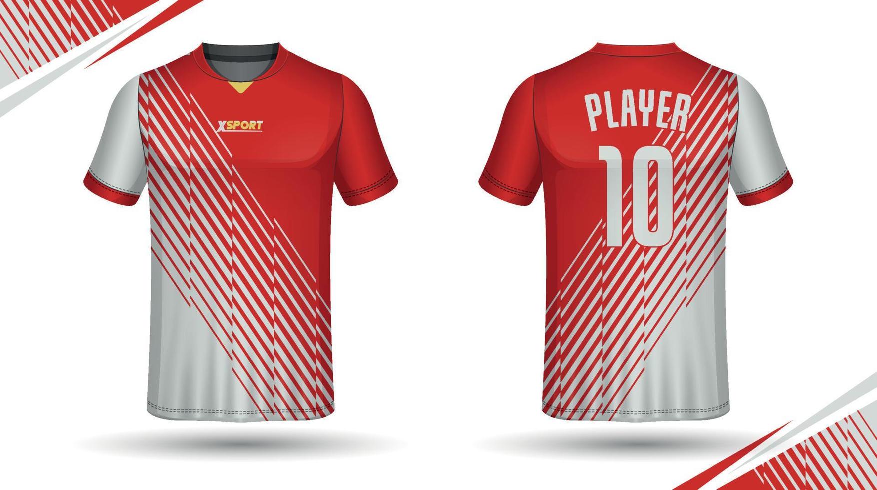 conception de maillot de football pour la sublimation, conception de t-shirt de sport vecteur