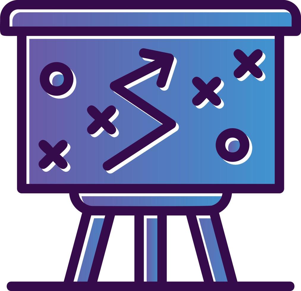 conception d'icône de vecteur de stratégie