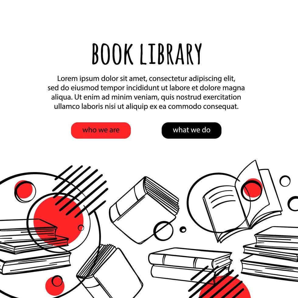 l'Internet bibliothèque librairie concept boutique en ligne éducation vecteur