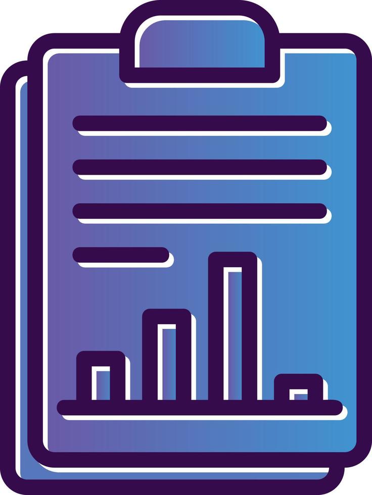 conception d'icône de vecteur de rapport