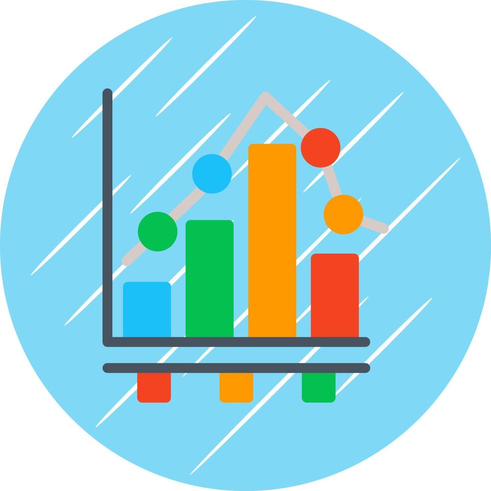 conception d'icône de vecteur de graphique à barres