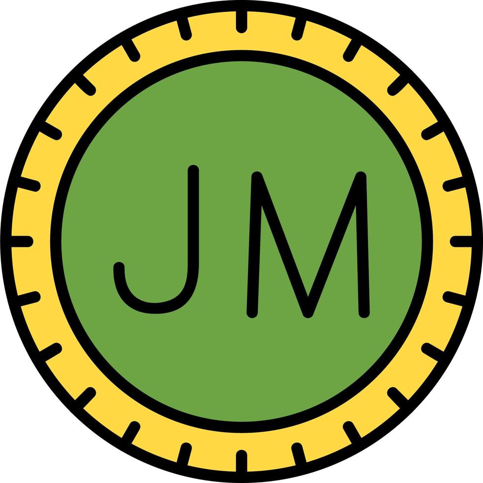 Jamaïque cadran code vecteur icône