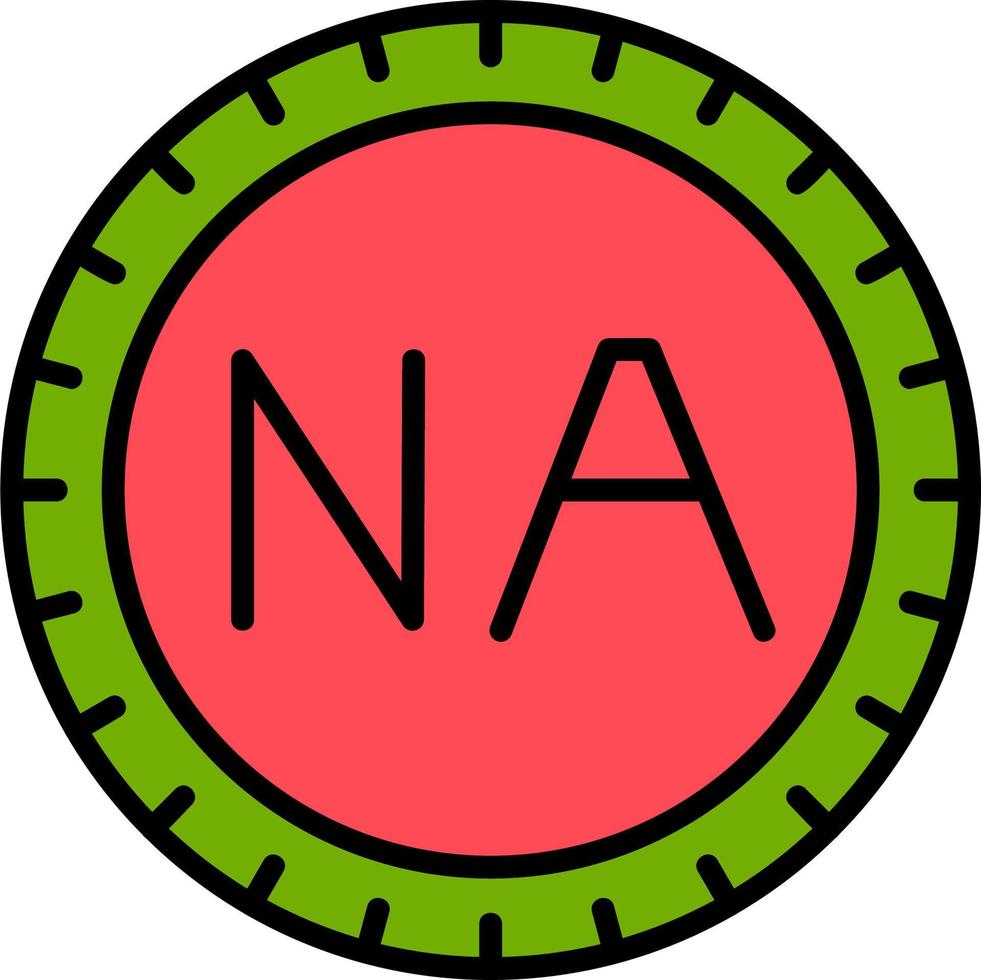 Namibie cadran code vecteur icône