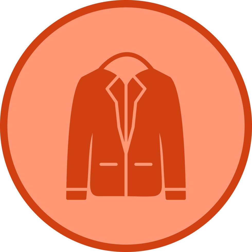 icône de vecteur de veste élégante