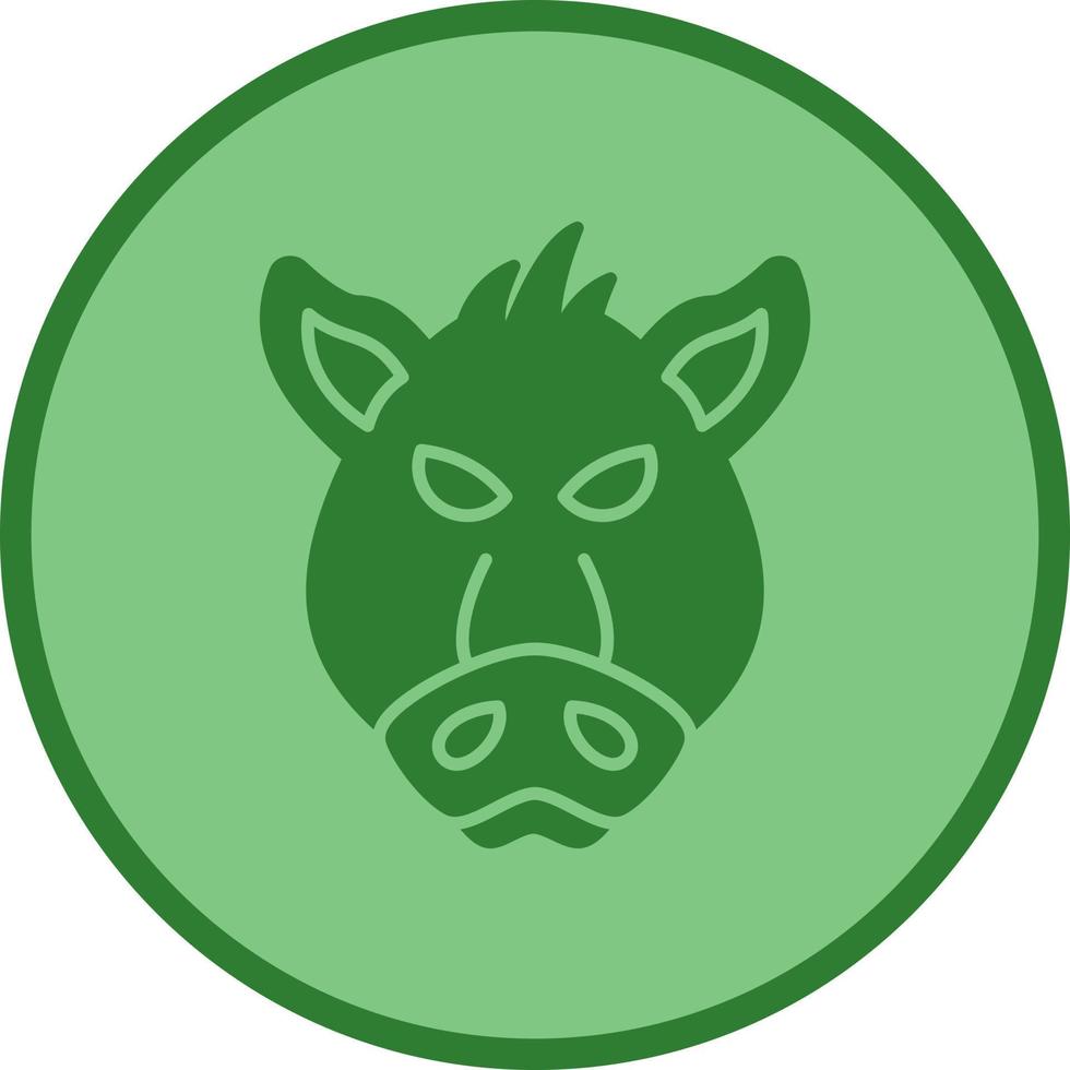 icône de vecteur de cochon