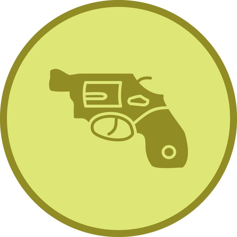 icône de vecteur de revolver unique