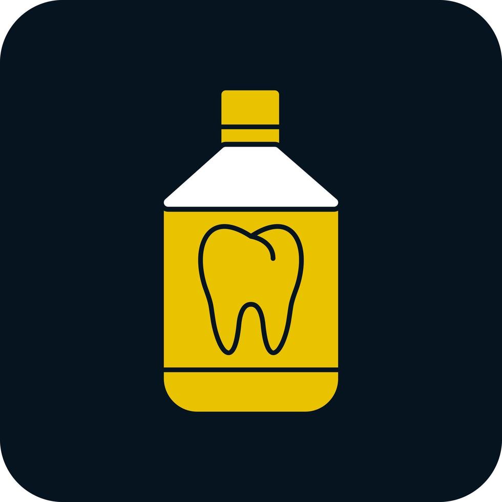 conception d'icône de vecteur de rince-bouche