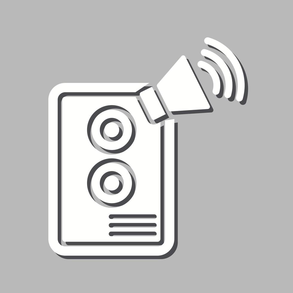 icône de vecteur de haut-parleur