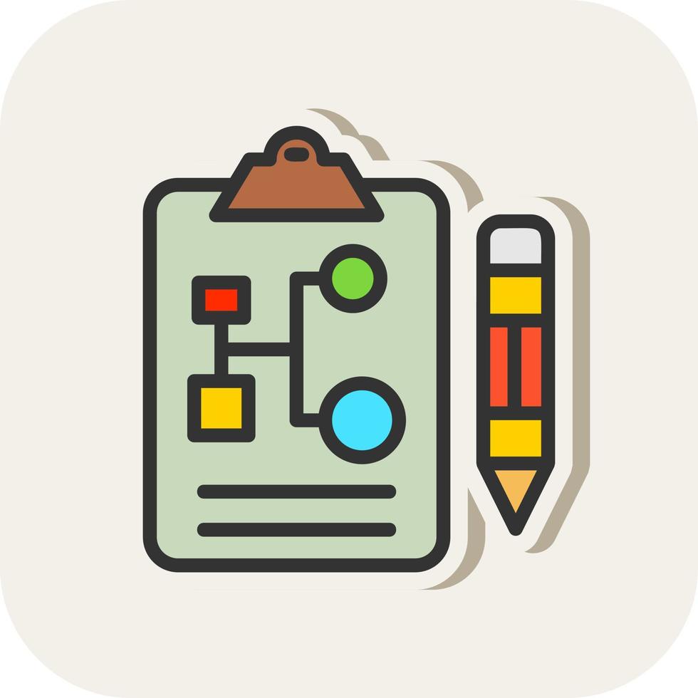 conception d'icône de vecteur de planificateur