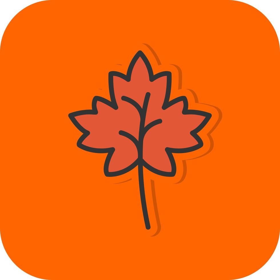 conception d'icône vectorielle de feuilles d'automne vecteur