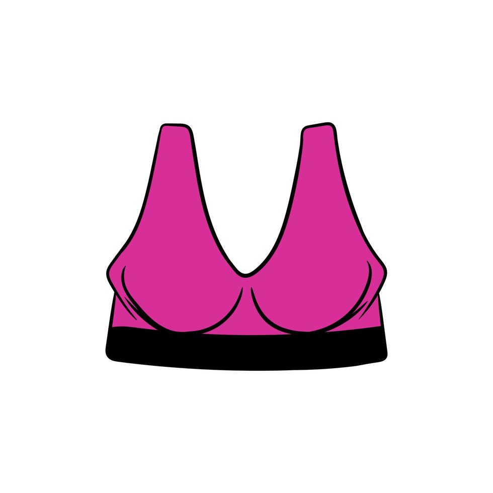 soutien-gorge sport femme beauté Créatif conception vecteur