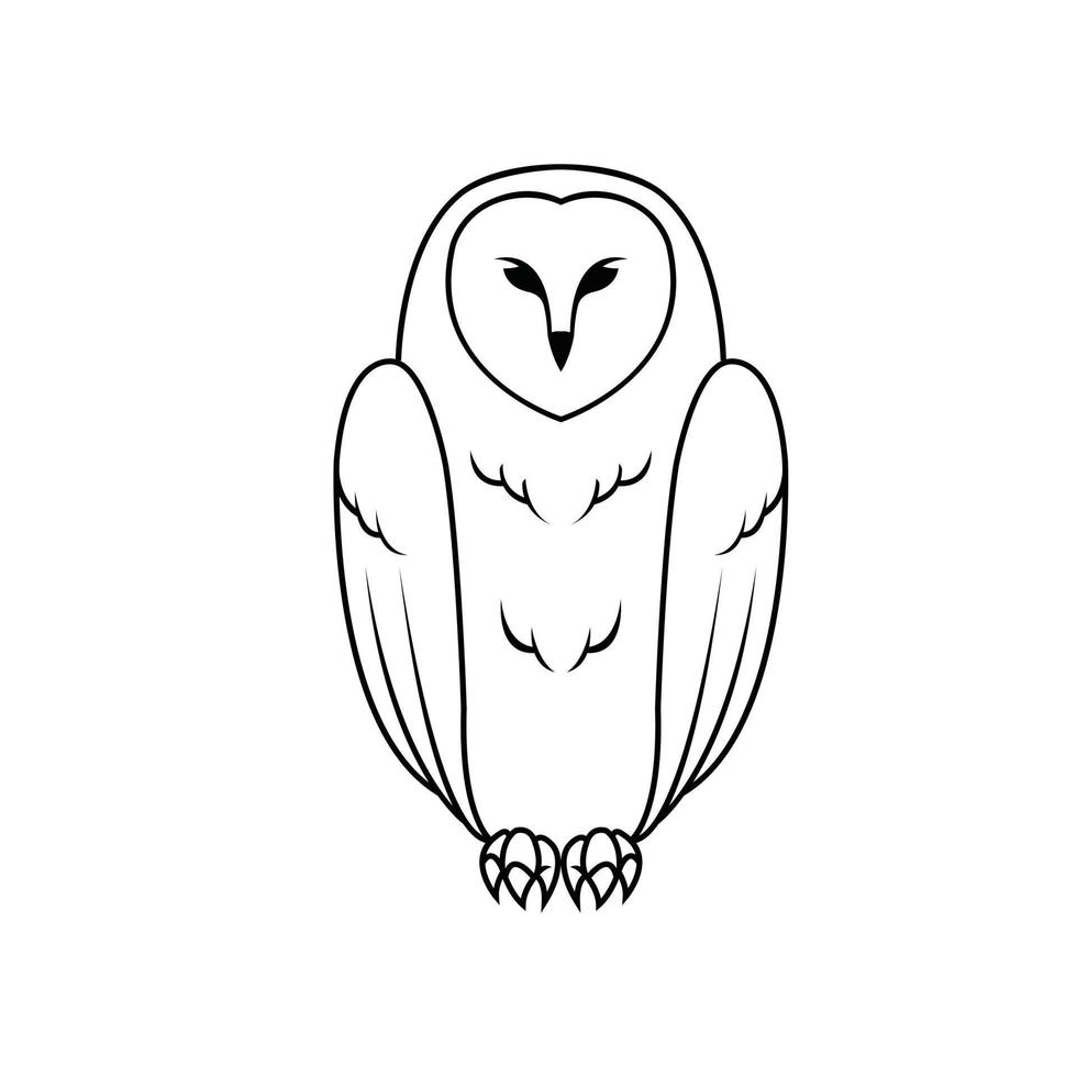 conception de vecteur illustration hibou