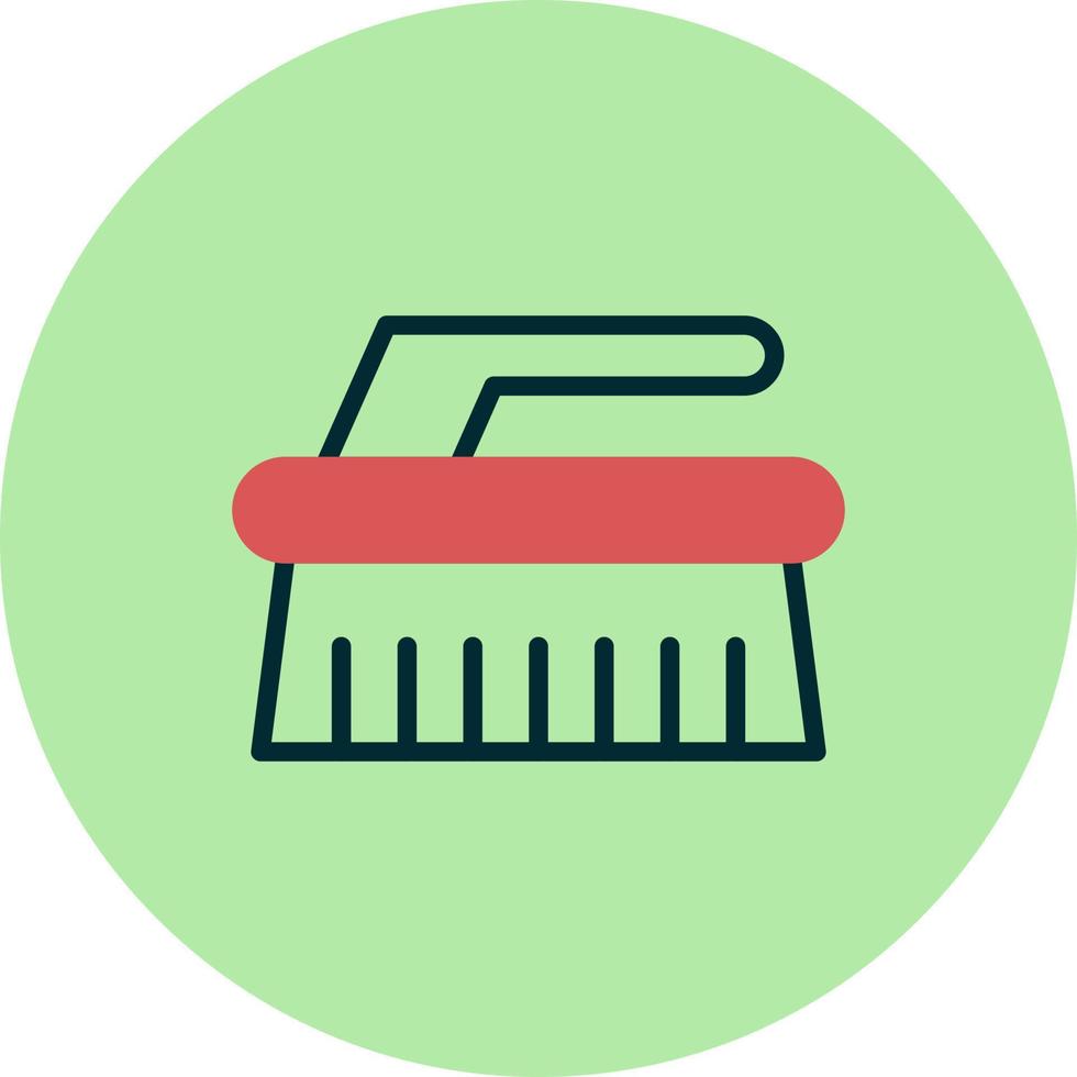 icône de vecteur de brosse de nettoyage