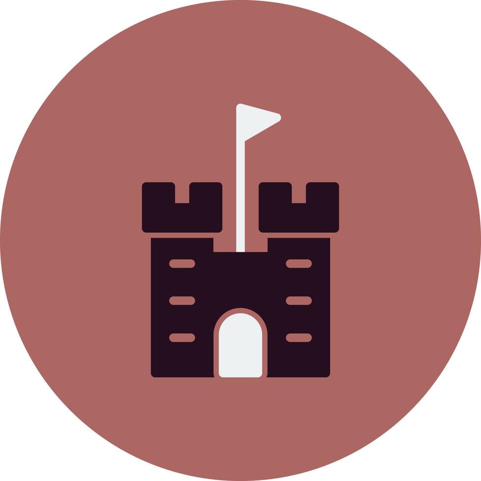 icône de vecteur de château