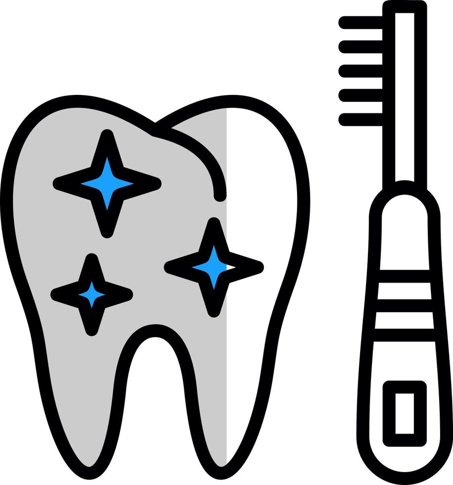 conception d'icône de vecteur de soins dentaires