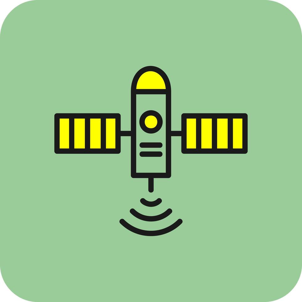 conception d'icône de vecteur satellite