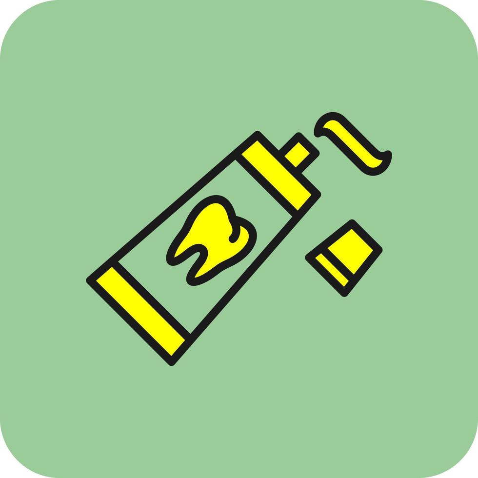 conception d'icône de vecteur de dentifrice