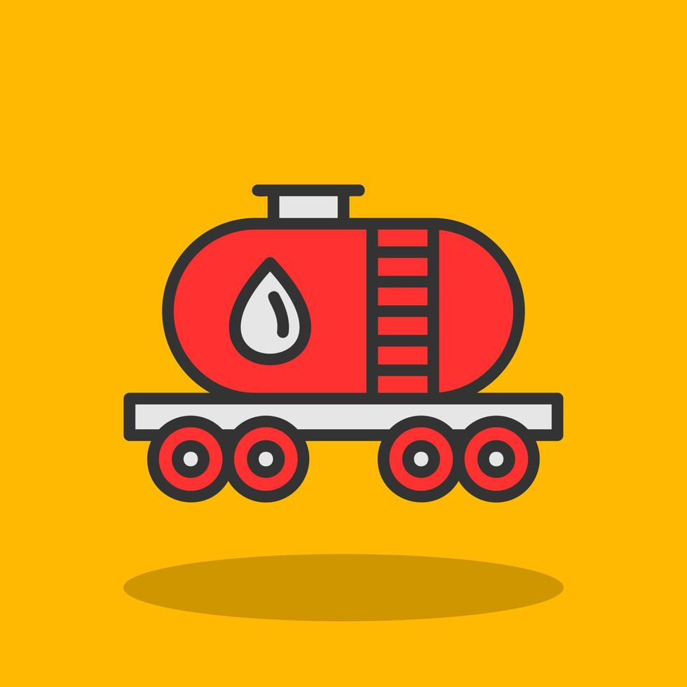 conception d'icône de vecteur de réservoir de carburant