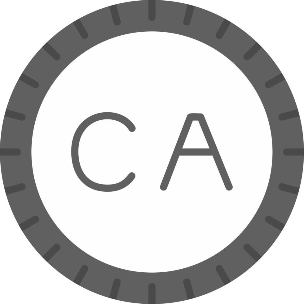 Canada cadran code vecteur icône