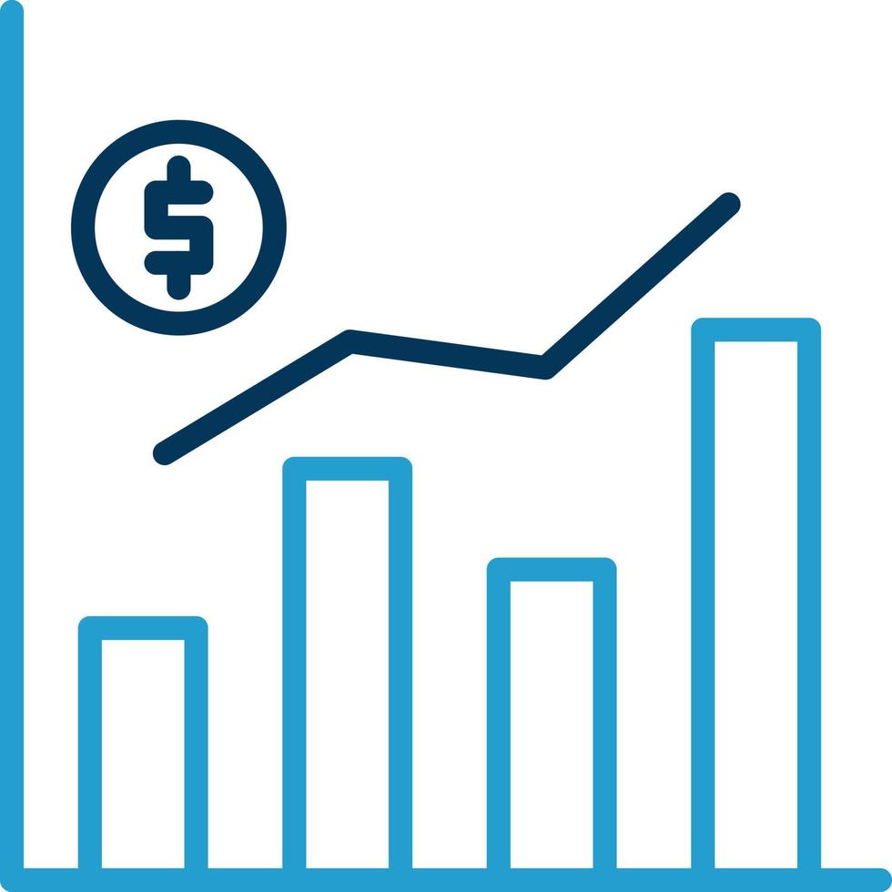 conception d'icônes vectorielles de données financières vecteur