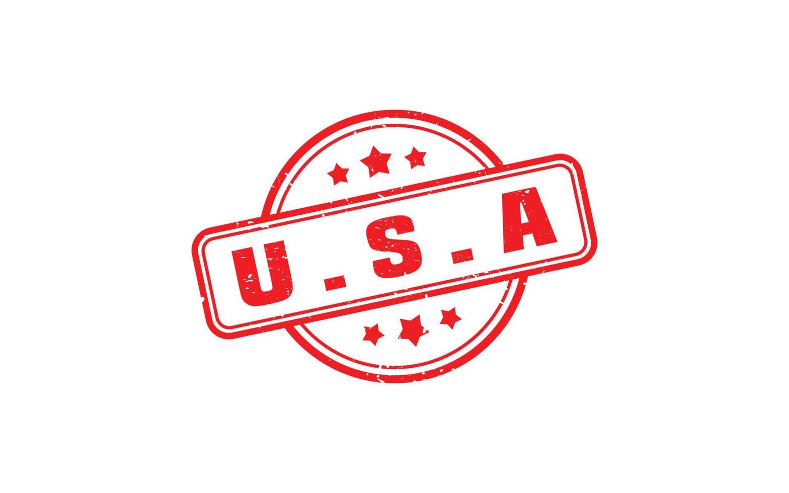 américain Etats-Unis timbre caoutchouc avec grunge style sur blanc Contexte vecteur