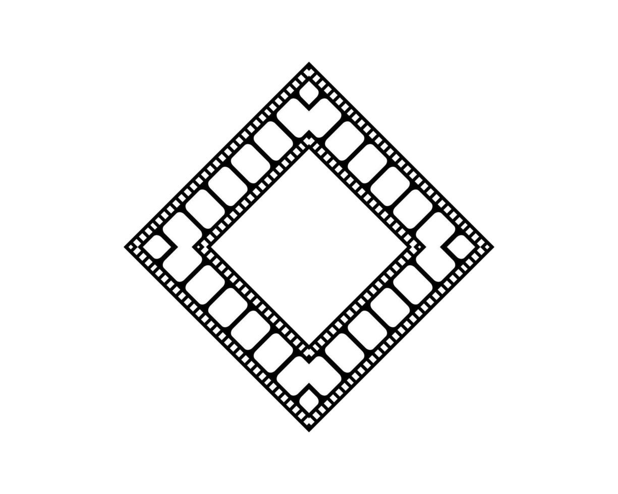 pellicule motifs Cadre pour orné, décoration, intérieur, extérieur, arrière-plan, fond d'écran, couverture ou graphique conception élément. vecteur illustration