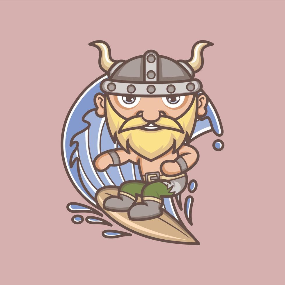 mignonne dessin animé vikings vecteur