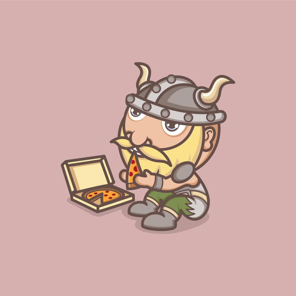 mignonne dessin animé vikings vecteur