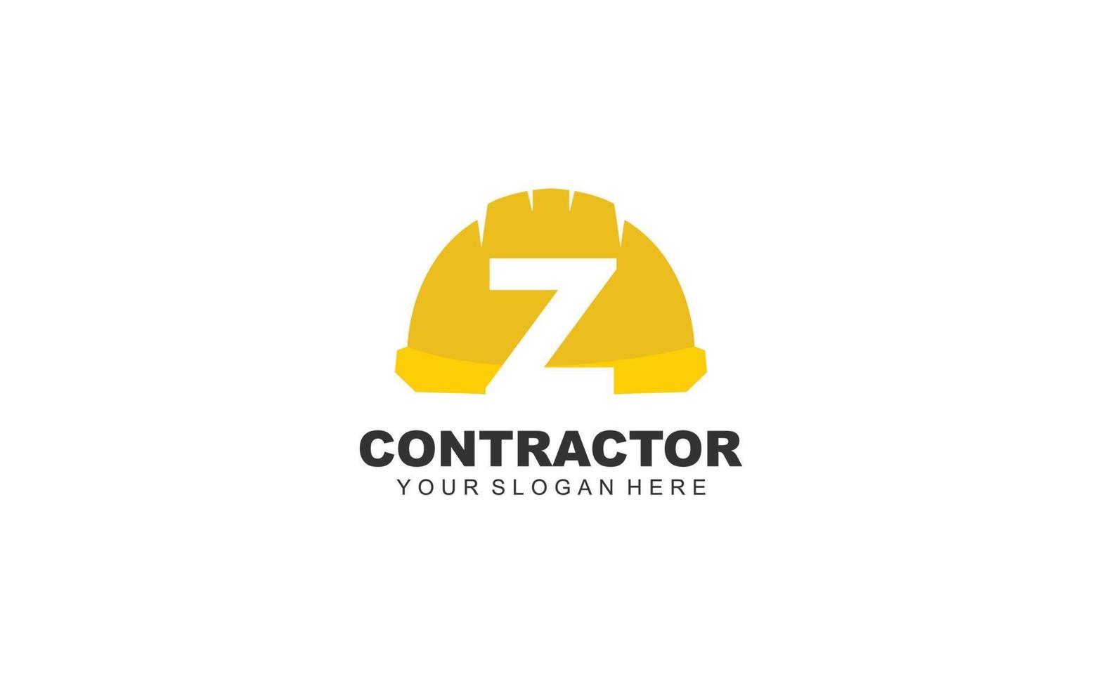 z construction logo conception inspiration. vecteur lettre modèle conception pour marque.