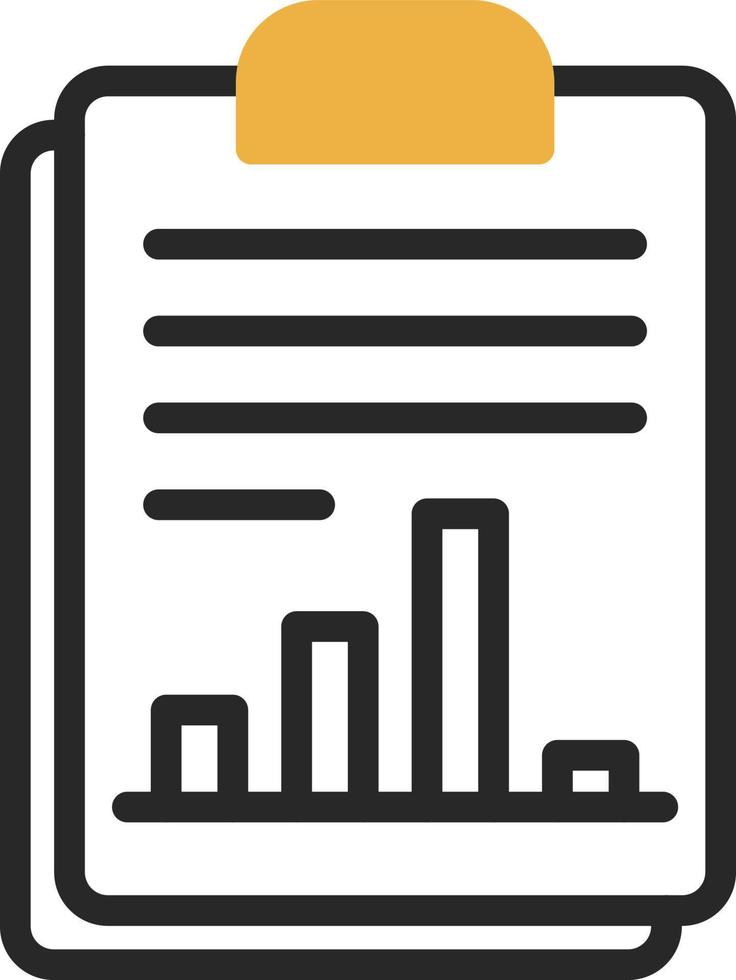 conception d'icône de vecteur de rapport