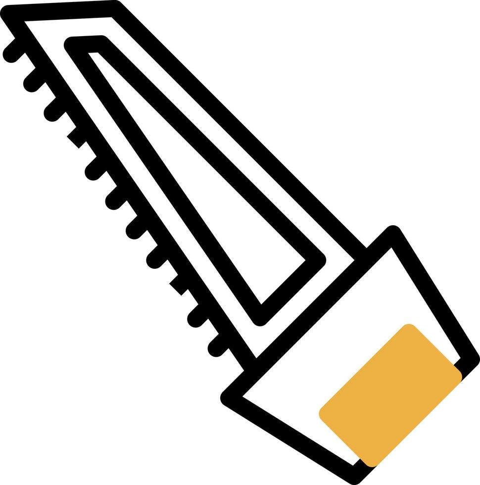 conception d'icône de vecteur de scie