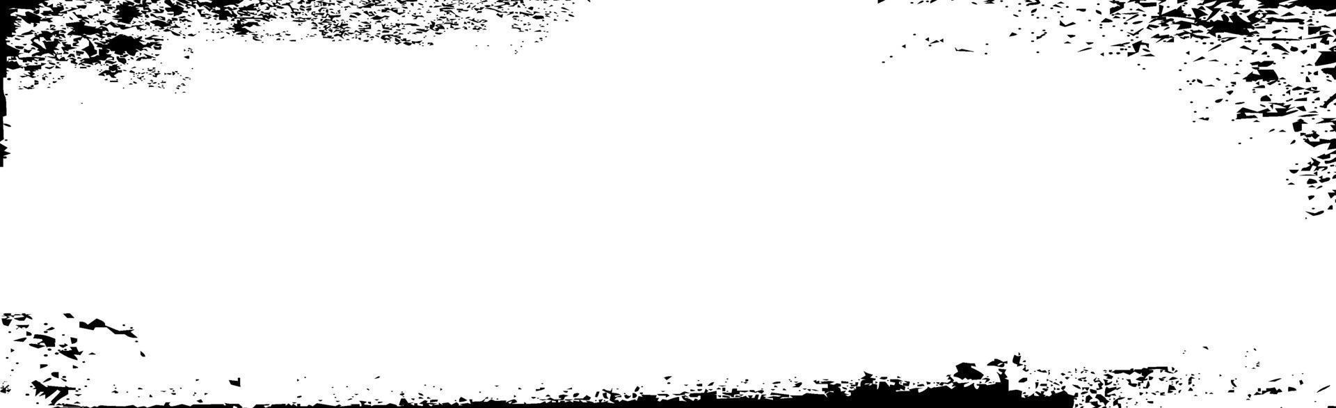 grunge lignes noires et points sur fond blanc - illustration vectorielle vecteur