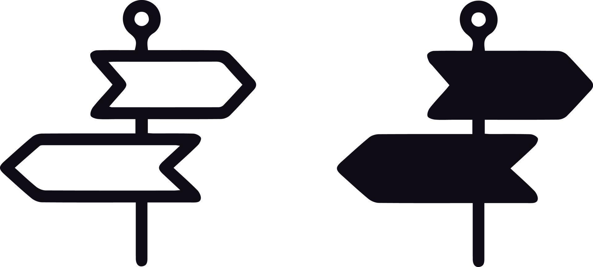 direction icône vecteur conception