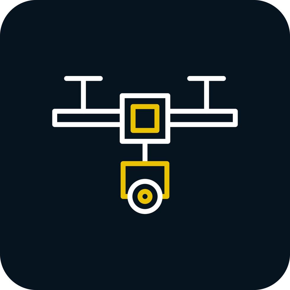 conception d'icône de vecteur de drone