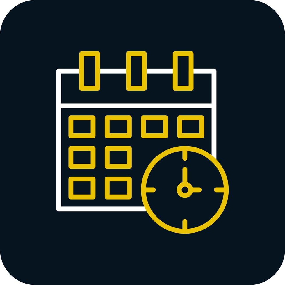 conception d'icône de vecteur de planificateur
