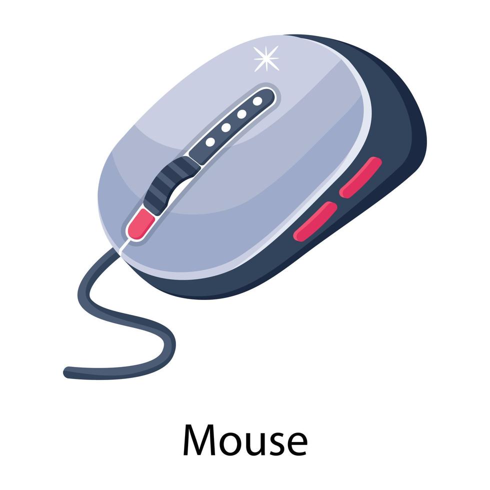 concepts de souris à la mode vecteur