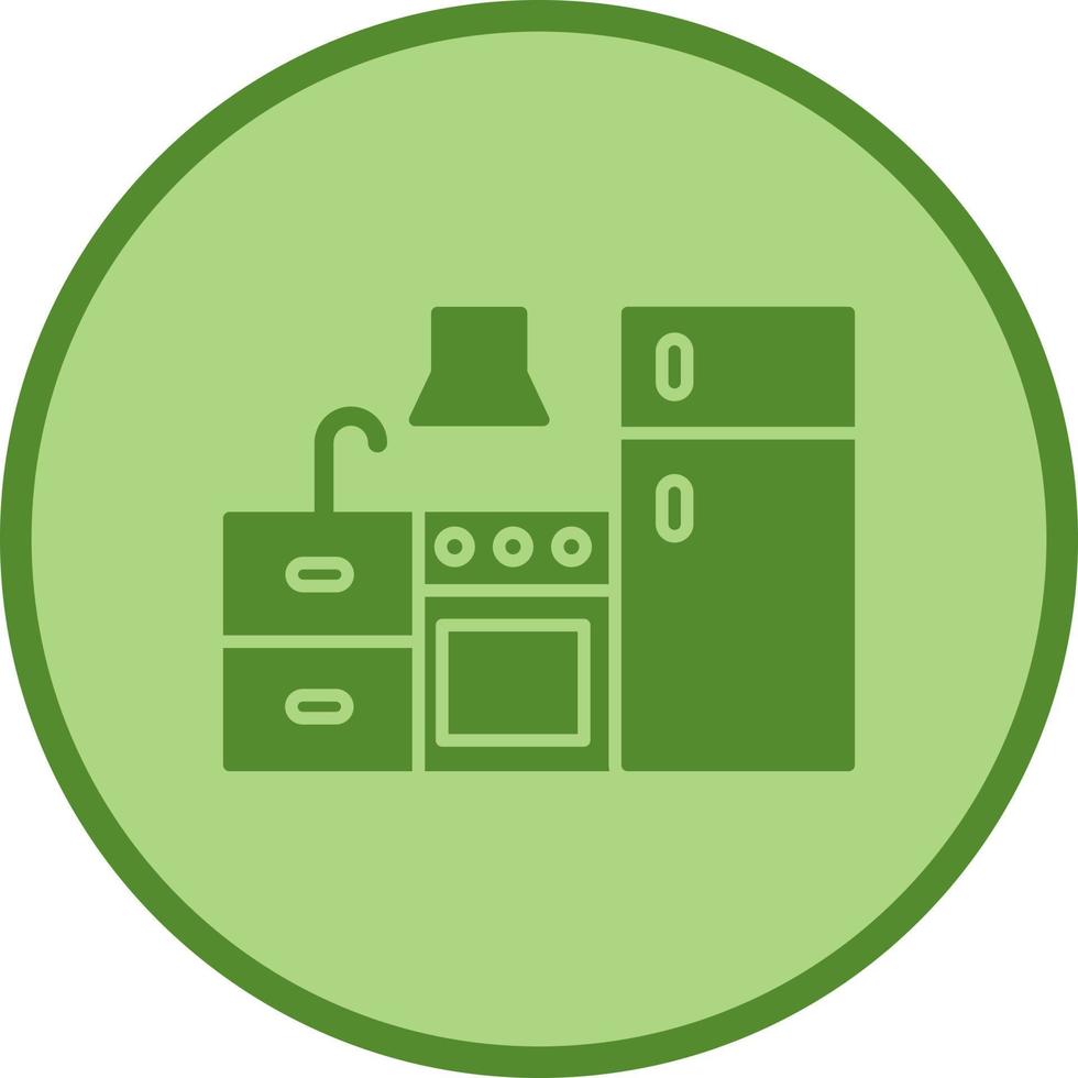 icône de glyphe de cuisine vecteur