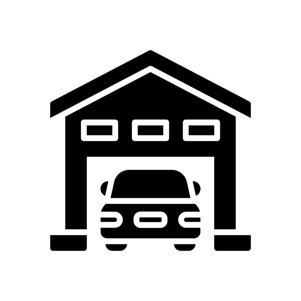 garage icône pour votre site Internet conception, logo, application, ui. vecteur