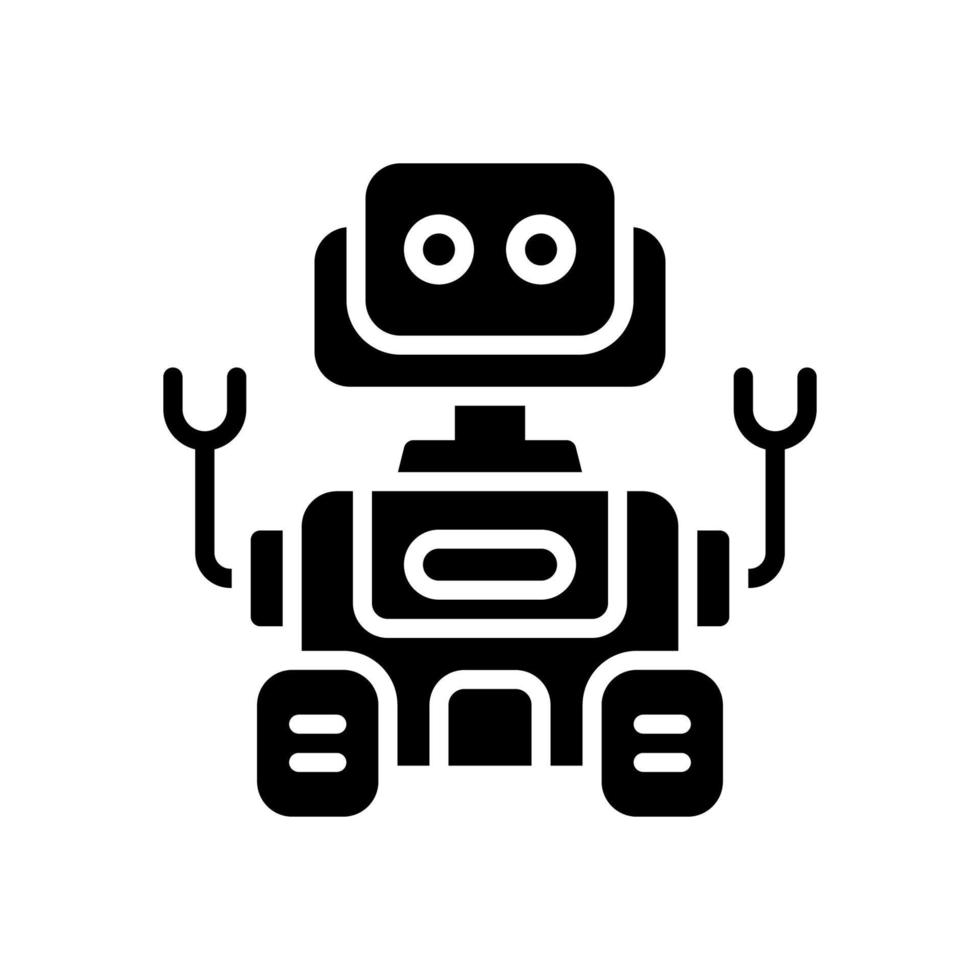 espace robot icône pour votre site Internet conception, logo, application, ui. vecteur