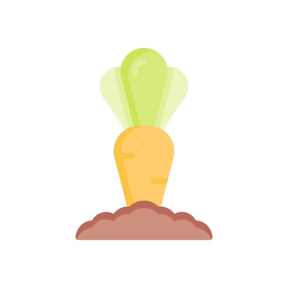 carotte icône pour votre site Internet conception, logo, application, ui. vecteur