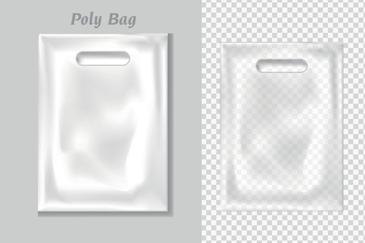 poly sac conception vecteur