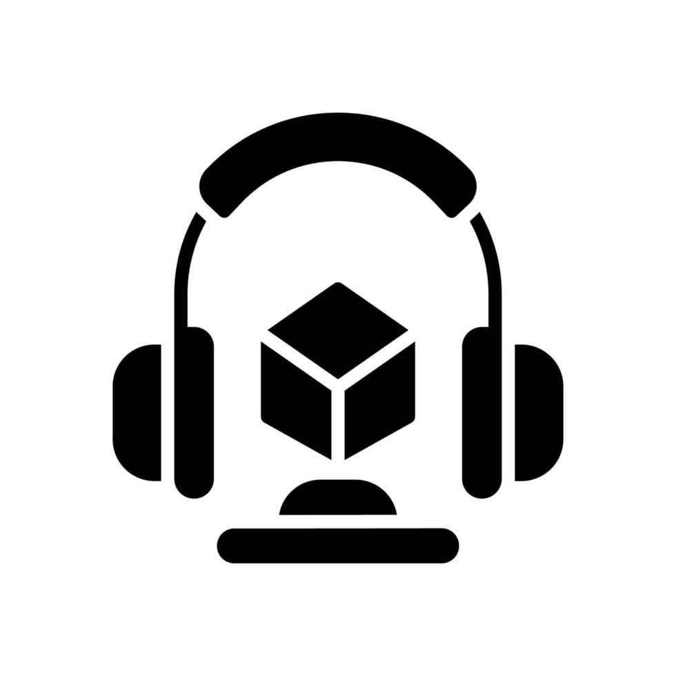casque de musique icône pour votre site Internet conception, logo, application, ui. vecteur