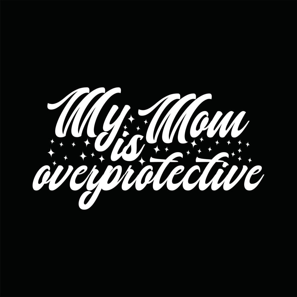 conception de t-shirt mère vecteur