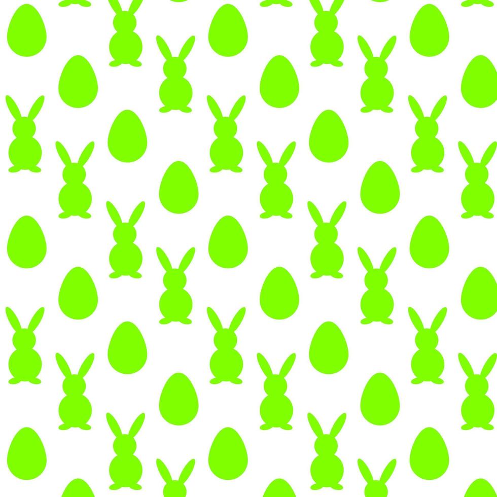 vert lapin silhouettes et des œufs modèle. vecteur plat illustration. vacances bannière, prospectus ou salutation bon, brochure conception modèle mise en page. vecteur illustration